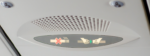 airplane smoking sign in mold labeling